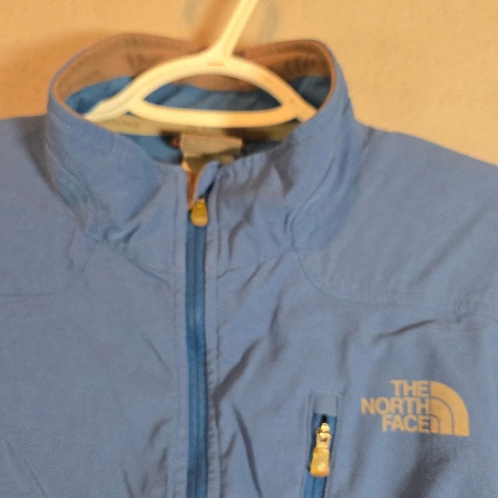 The‎ North Face Pullover Mens Large Flight Series Apex Blue Grey Quarter Zip